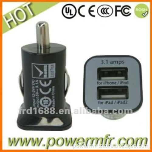 5V 2.1A foldable plug dual USB travel charger